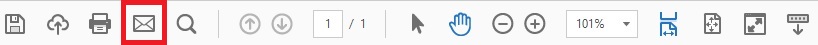 Adobe Toolbar Email